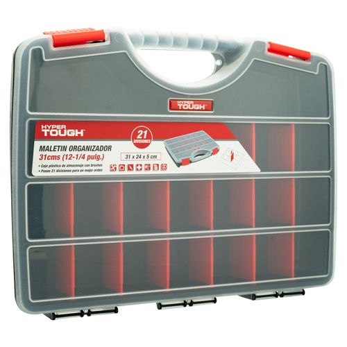 Caja Herramientas Hyper Tough Con 6 Compartimientos 31cm