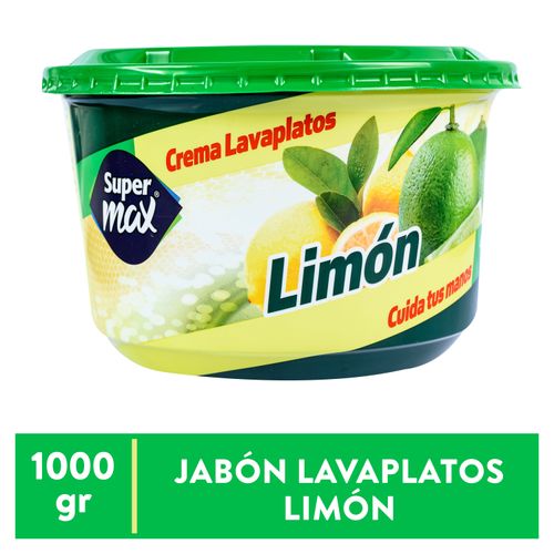 Lavaplatos Supermax Aroma Limón - 1000g