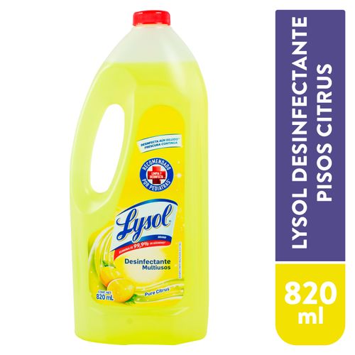 Desinfectante Para Pisos Lysol Citrus - 820ml