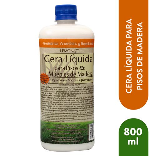 Cera Liquida Para Pisos 800 Ml