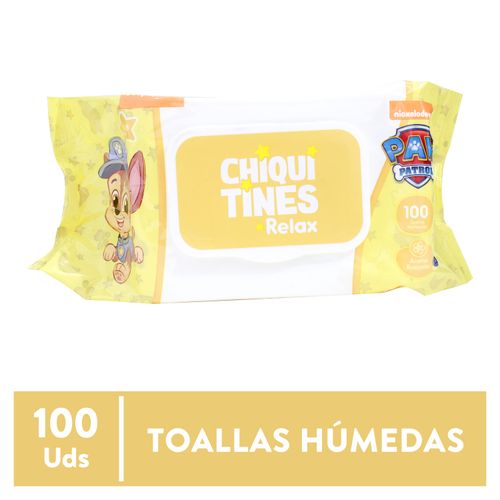 Toallas Humedas Chiquitines Relax 100 Gr