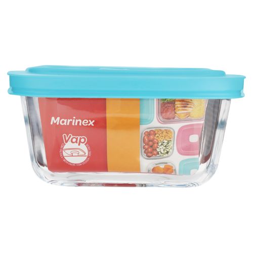 Contenedor Hermético De Vidrio Marinex Facilita Vapor - 500 ml