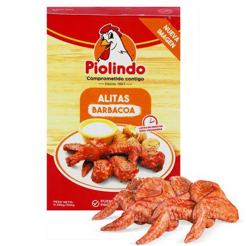 Alitas Piolindo Barbacoa De Pollo - 380 g