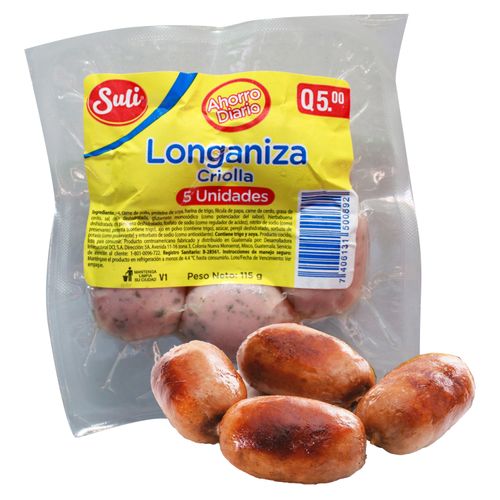 Longaniza Suli Criolla Ahorro Diario - 115 g