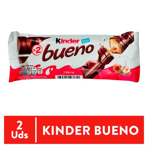 Chocolate Kinder bueno 2 barras - 43 g