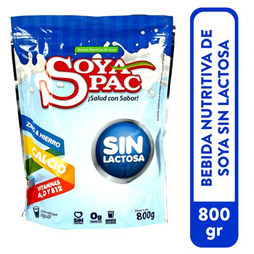 Bebida Soyapack de Soya En Polvo Sin Lactosa - 800 g