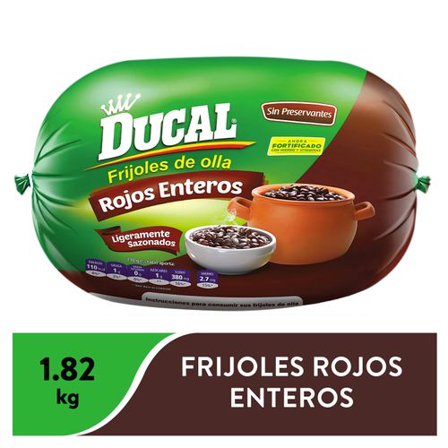 Frijoles rojos Ducal enteros sin preservantes - 1820 g