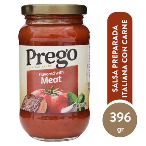 Salsa preparada Prego italiana con carne - 396 g