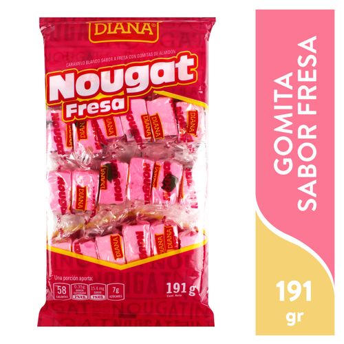 Dulce Diana Gond Nougat Fresa 24 Unidades - 191gr