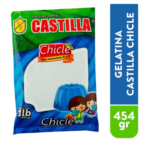 Gelatina Castilla Sabor Chicle - 454gr