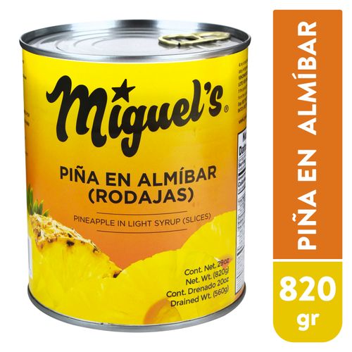 Pina Miguel's En Almibar Rodajas - 480gr