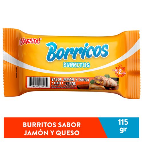 Burritos Ya Esta De Jamón Queso - 115gr