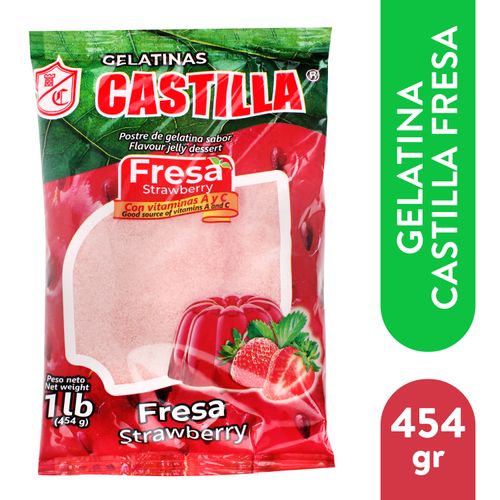 Gelatina Castilla Sabor Fresa - 454 g