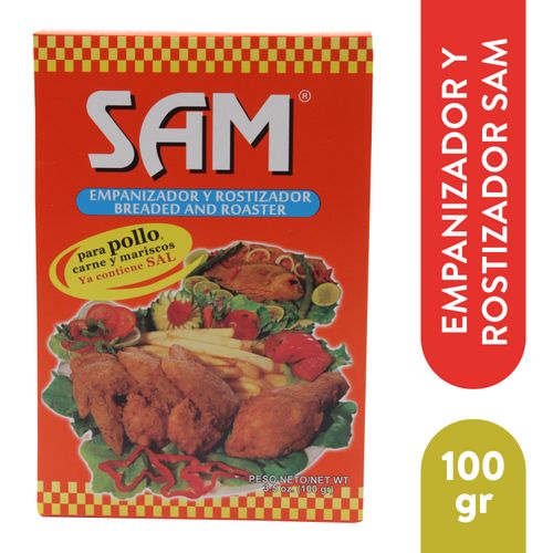 Empanizador Sam y Rostizador para Pollo Carne y Mariscos - 100 g
