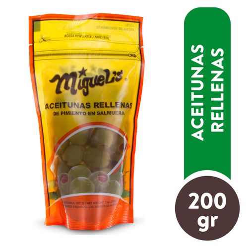 Aceituna Miguel'S Rellena Pimiento - 200gr