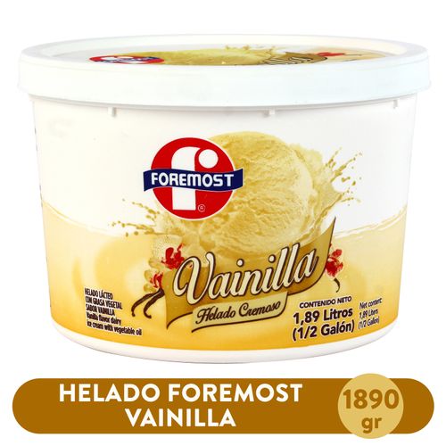 Helado Foremost Vainilla - 1890gr