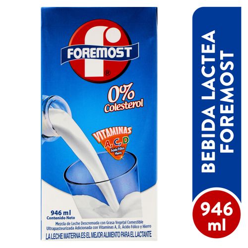 Bebida Láctea Foremost 0% Colesterol - 946ml