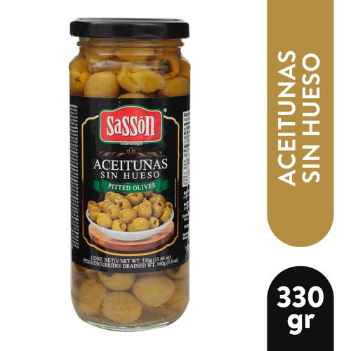 Aceituna Sin Hueso Sasson -330gr