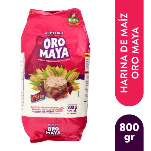 Harina De Maíz Oro Maya - 800gr