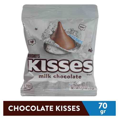 Chocolates Hersheys Kisses Milk 2.5oz