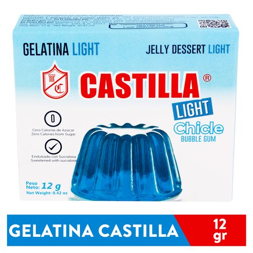 Gelatina Castilla Light Chicle - 12 g