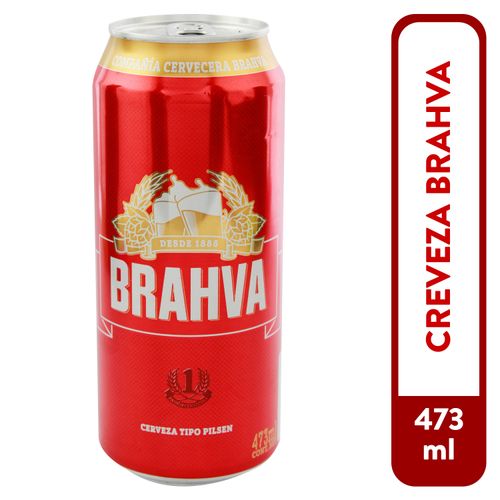 Cerveza Brahva Unidad Lata - 473ml