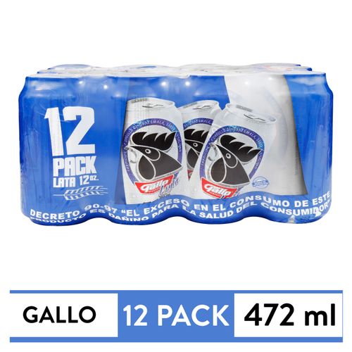 Cerveza Gallo Light Lt 12pk 472ml