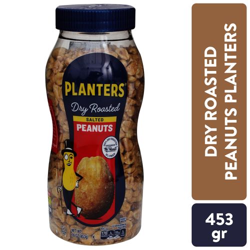 Dry Roasted Peanuts Planters - 453 g
