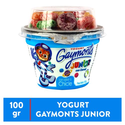 Yogurt Gaymonts Con Cereal Chicle - 100Gr