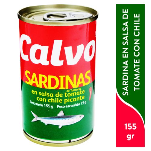 Sardina Calvo Salsa Picante 155Gr