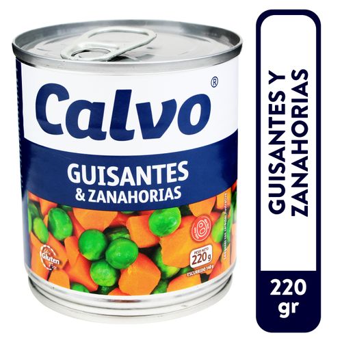 Guisantes Calvo Con Zanahoria  Lata - 220gr
