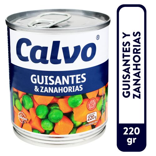 Guisantes Calvo Con Zanahoria  Lata - 220 g
