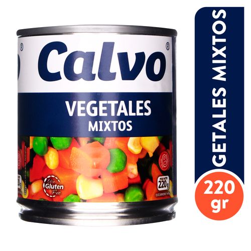 Vegetales Calvo Mixtos En Lata - 220gr