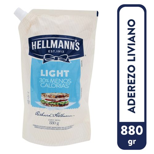 Mayonesa Hellmanns Light 880Gr