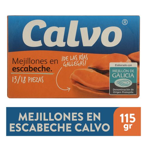 Mejillones Calvo en Escabeche - 115gr
