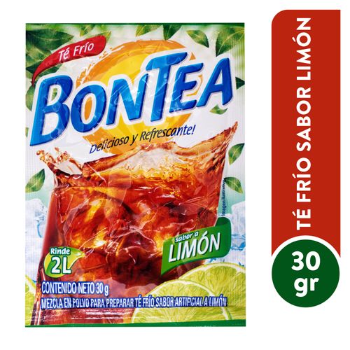 Bebida Bontea Té Frío En Polvo Sabor A Limón - 30 g