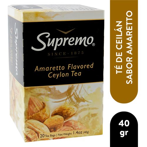 Té Supremo De Ceilán Sabor Amaretto - 40 g