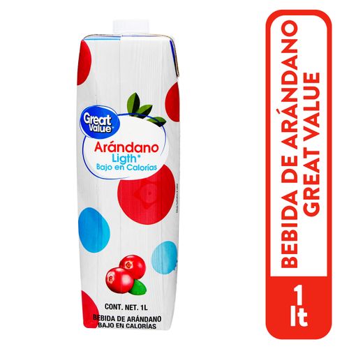 Bebida Great Value Arandano Light - 1000 ml