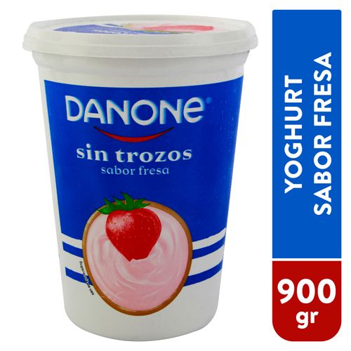 Yogurt Danone Semi Solido Fresa - 900gr