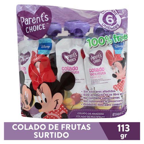 6P Colado Parents Ch Surtido Frutas 113G