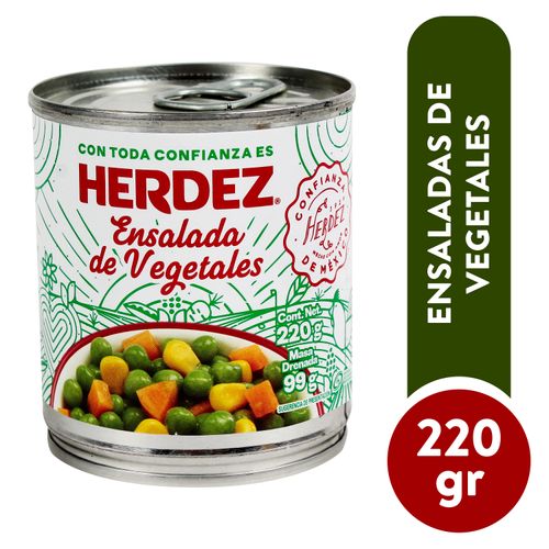 Ensalada De Vegetales Herdez - 220g