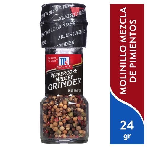 Pimienta En Grano Entero Mccormick Con Molinillo - 24g