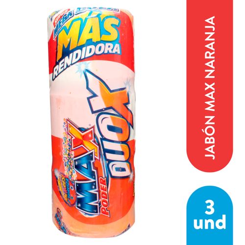 Mega bola Max Poder, Duox Naranja 3pack -1500g