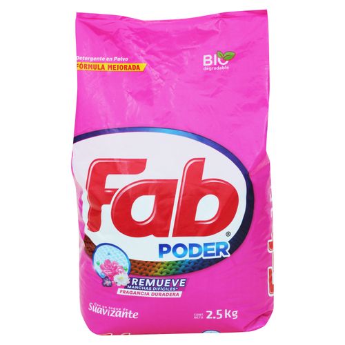 Detergente Fab3 Flores Para Mis Amores - 2.5kg
