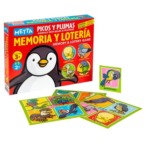 Memoria Y Loteria Metta Animales Y Aves