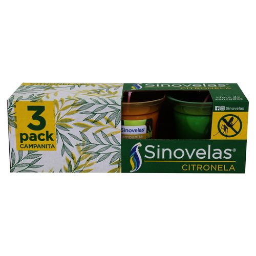 3 Pack Vela Citronela