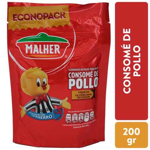 Consome De Pollo Malher Doypack - 200 g