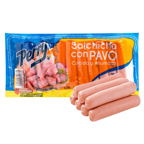 Salchicha de Pavo Perry paquete de 42 Unidades - 862gr