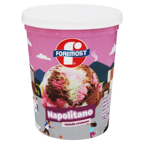 Helado Napolitano Foremost 1000gr