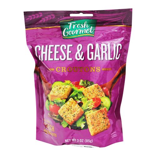 Crutones Fresh Gourmet queso y ajo - 85 g